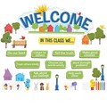 Eureka A Teachable Town In This Class Welcome Set Bulletin Board Set 847795